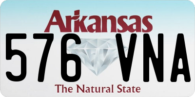 AR license plate 576VNA