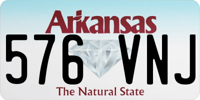 AR license plate 576VNJ