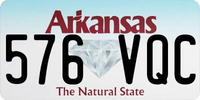 AR license plate 576VQC