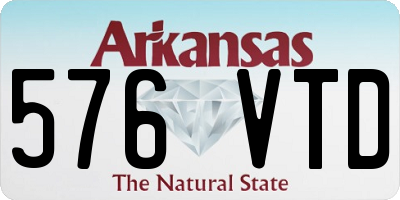 AR license plate 576VTD