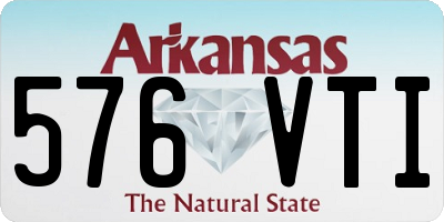 AR license plate 576VTI