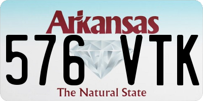 AR license plate 576VTK