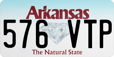 AR license plate 576VTP