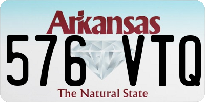 AR license plate 576VTQ