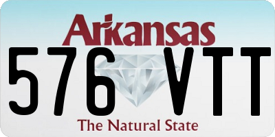 AR license plate 576VTT