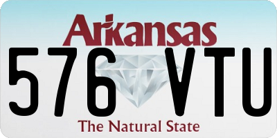 AR license plate 576VTU