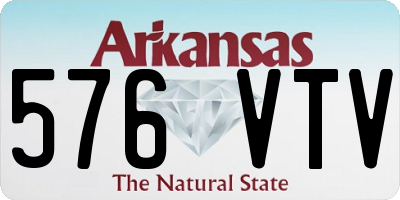 AR license plate 576VTV