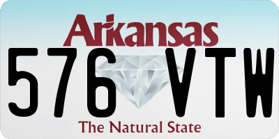 AR license plate 576VTW