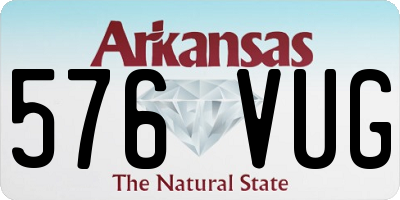 AR license plate 576VUG