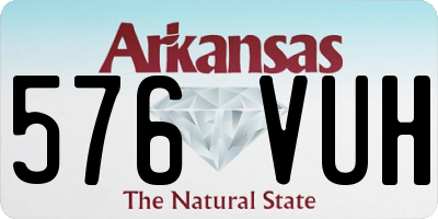 AR license plate 576VUH