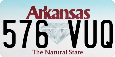 AR license plate 576VUQ