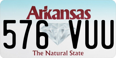 AR license plate 576VUU