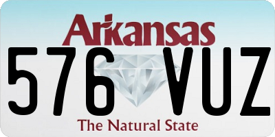 AR license plate 576VUZ