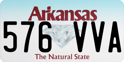 AR license plate 576VVA