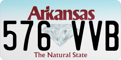 AR license plate 576VVB
