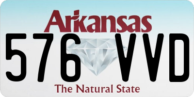 AR license plate 576VVD