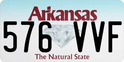 AR license plate 576VVF
