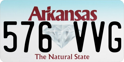 AR license plate 576VVG