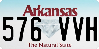 AR license plate 576VVH