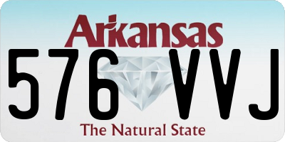 AR license plate 576VVJ