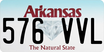 AR license plate 576VVL