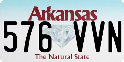 AR license plate 576VVN
