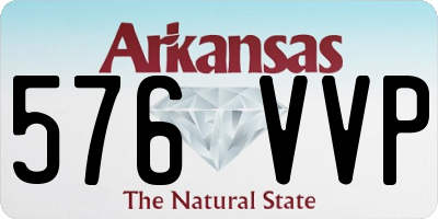 AR license plate 576VVP