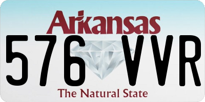AR license plate 576VVR