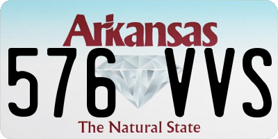AR license plate 576VVS