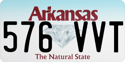 AR license plate 576VVT