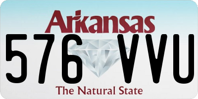 AR license plate 576VVU