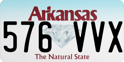 AR license plate 576VVX