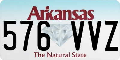 AR license plate 576VVZ