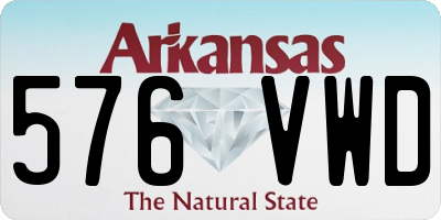 AR license plate 576VWD