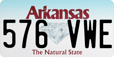AR license plate 576VWE