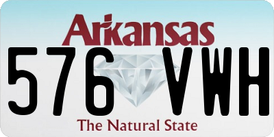 AR license plate 576VWH