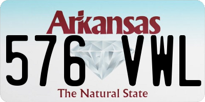 AR license plate 576VWL