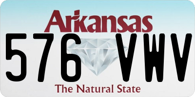 AR license plate 576VWV