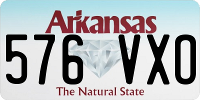 AR license plate 576VXO