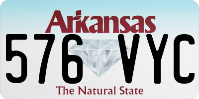 AR license plate 576VYC