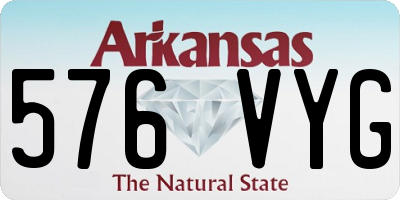 AR license plate 576VYG