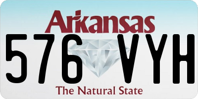 AR license plate 576VYH