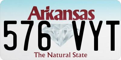 AR license plate 576VYT