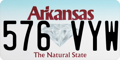 AR license plate 576VYW