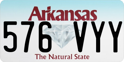 AR license plate 576VYY