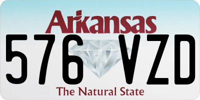 AR license plate 576VZD