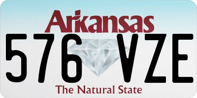 AR license plate 576VZE