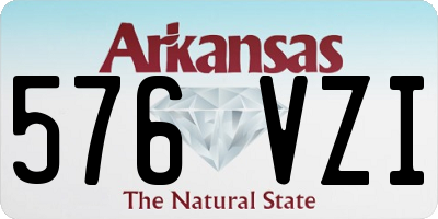 AR license plate 576VZI