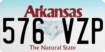 AR license plate 576VZP