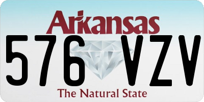 AR license plate 576VZV